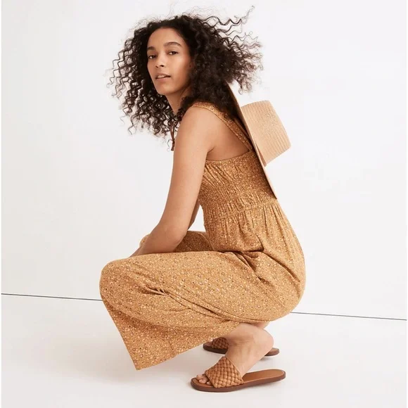 Madewell Sophia floral wide-leg jumpsuit - Picture 4 of 7